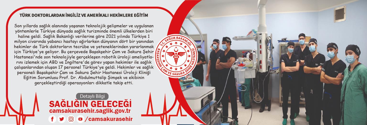 Türk doktorlardan İngiliz ve Amerikalı hekimlere eğitim